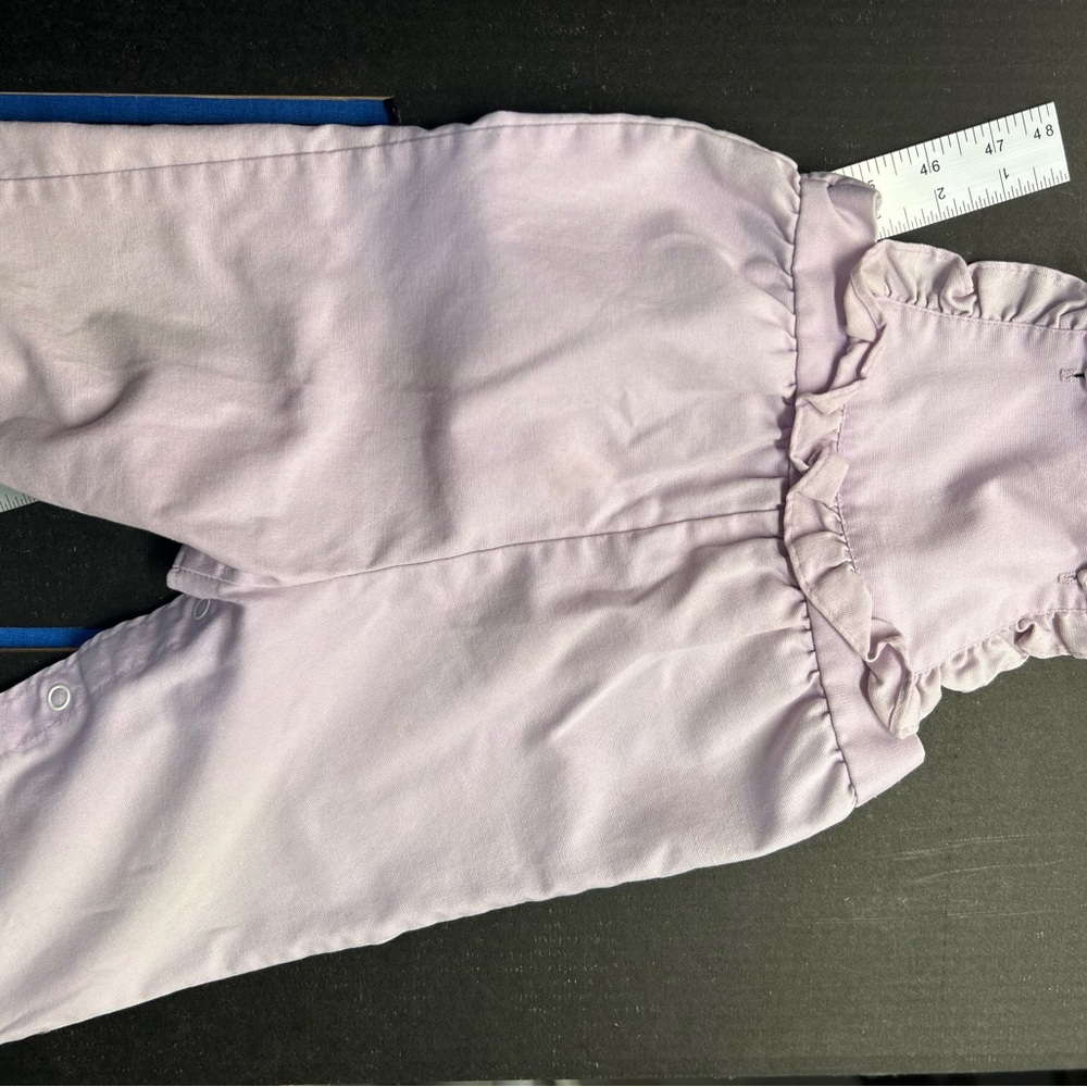 healthtex VINTAGE Lilac Ruffle Romper